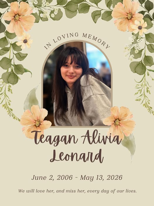 Teagan Leonard Grain Valley, MO Obituary, Death